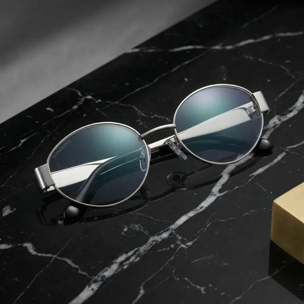 Lentes opticos New Lennon plateado antirreflex receta optica Bonoboss #color_plateado