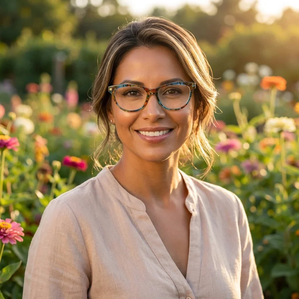 Profesional trabajando todo el dia lentes lectura Alice proteccion completa luz azul UV antirreflejo Bonoboss