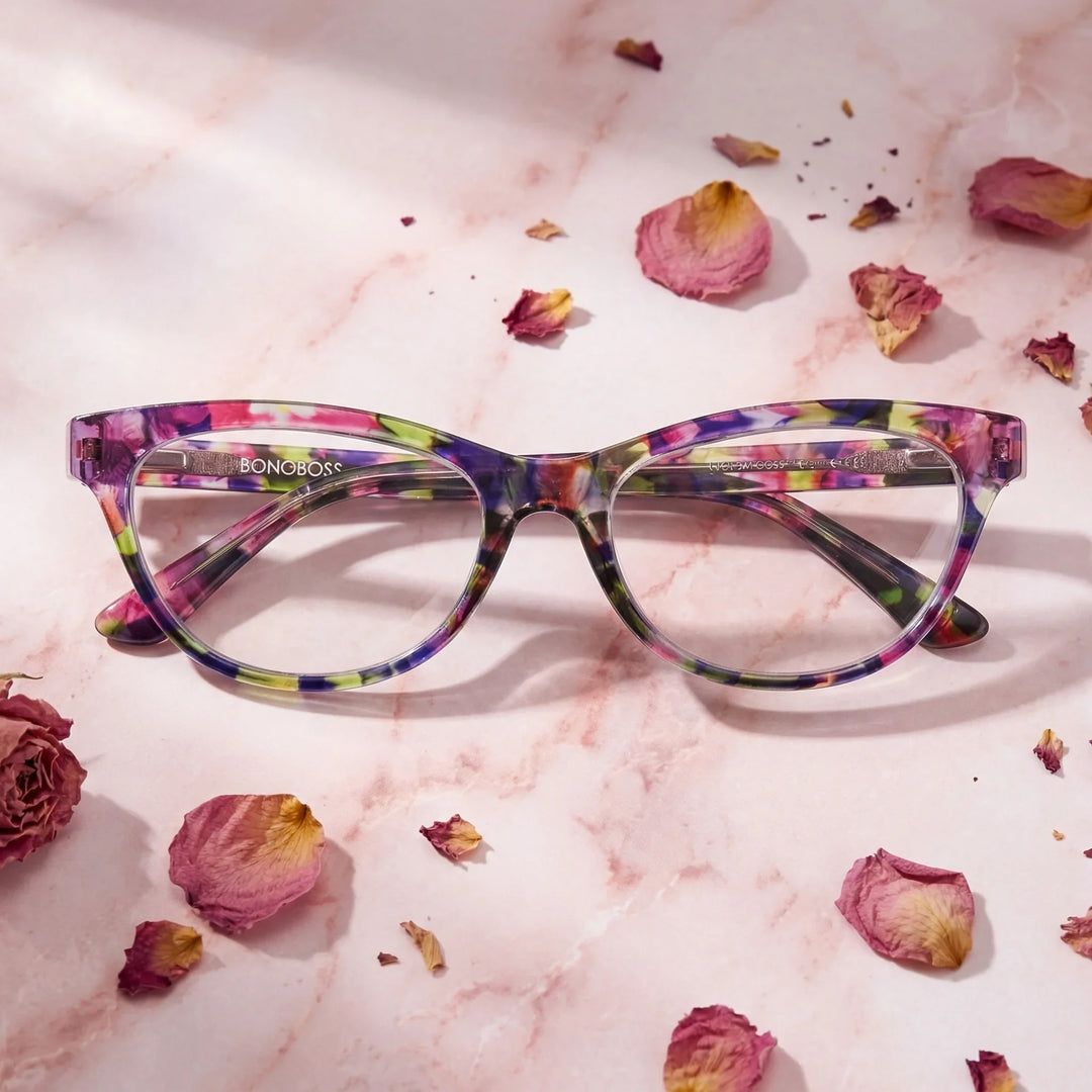 Detalle cristal triple tecnologia filtro luz azul UV400 antirreflejo lentes lectura Alice2 Bonoboss