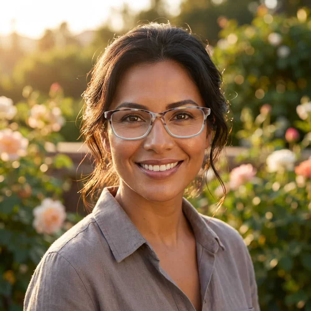 Profesional trabajando todo el dia lentes lectura Darling proteccion completa luz azul UV antirreflejo Bonoboss