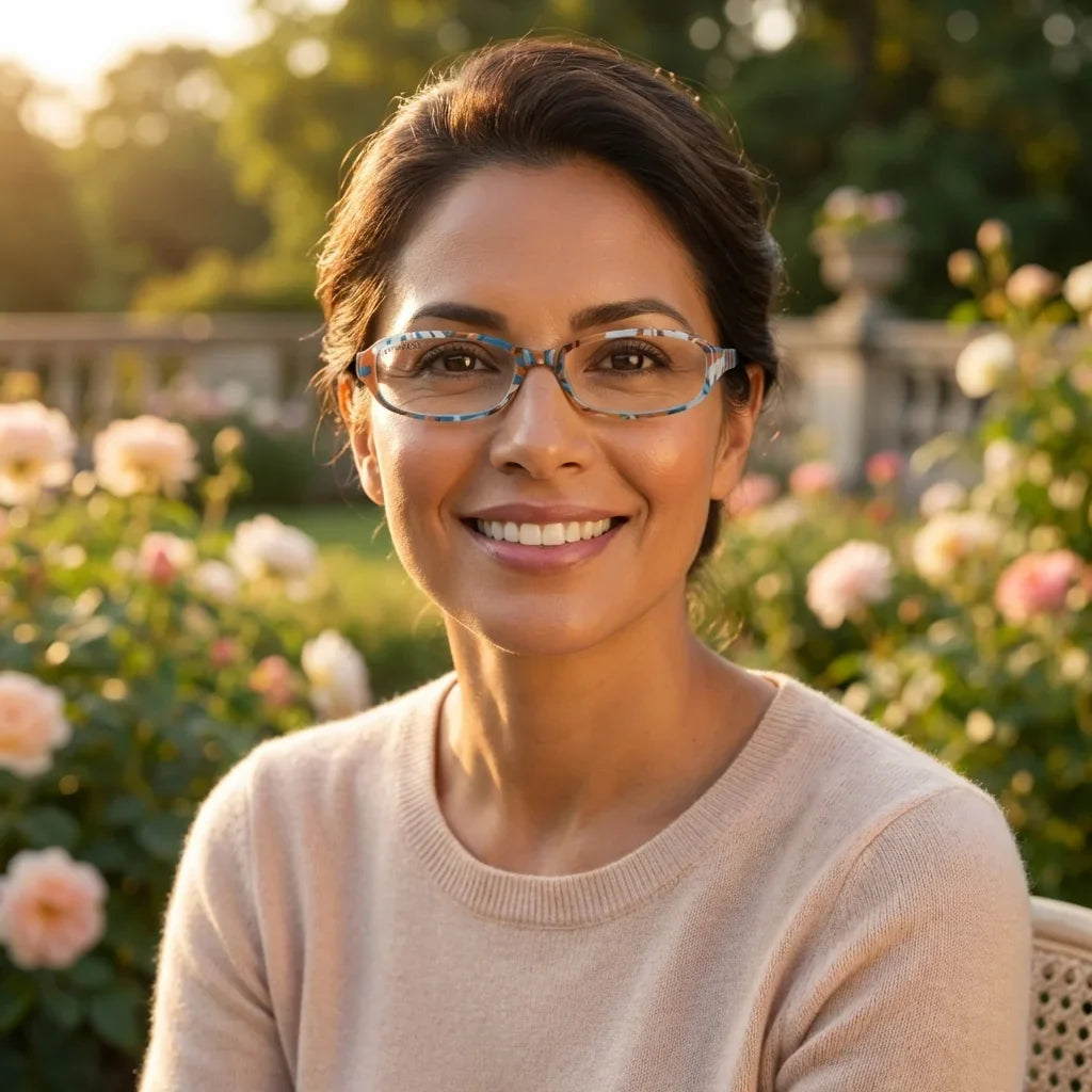 Profesional trabajando todo el dia lentes lectura Darwin2 proteccion completa luz azul UV antirreflejo Bonoboss