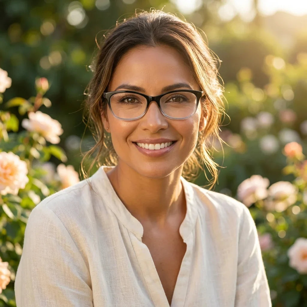 Profesional trabajando todo el dia lentes lectura Figaro proteccion completa luz azul UV antirreflejo Bonoboss