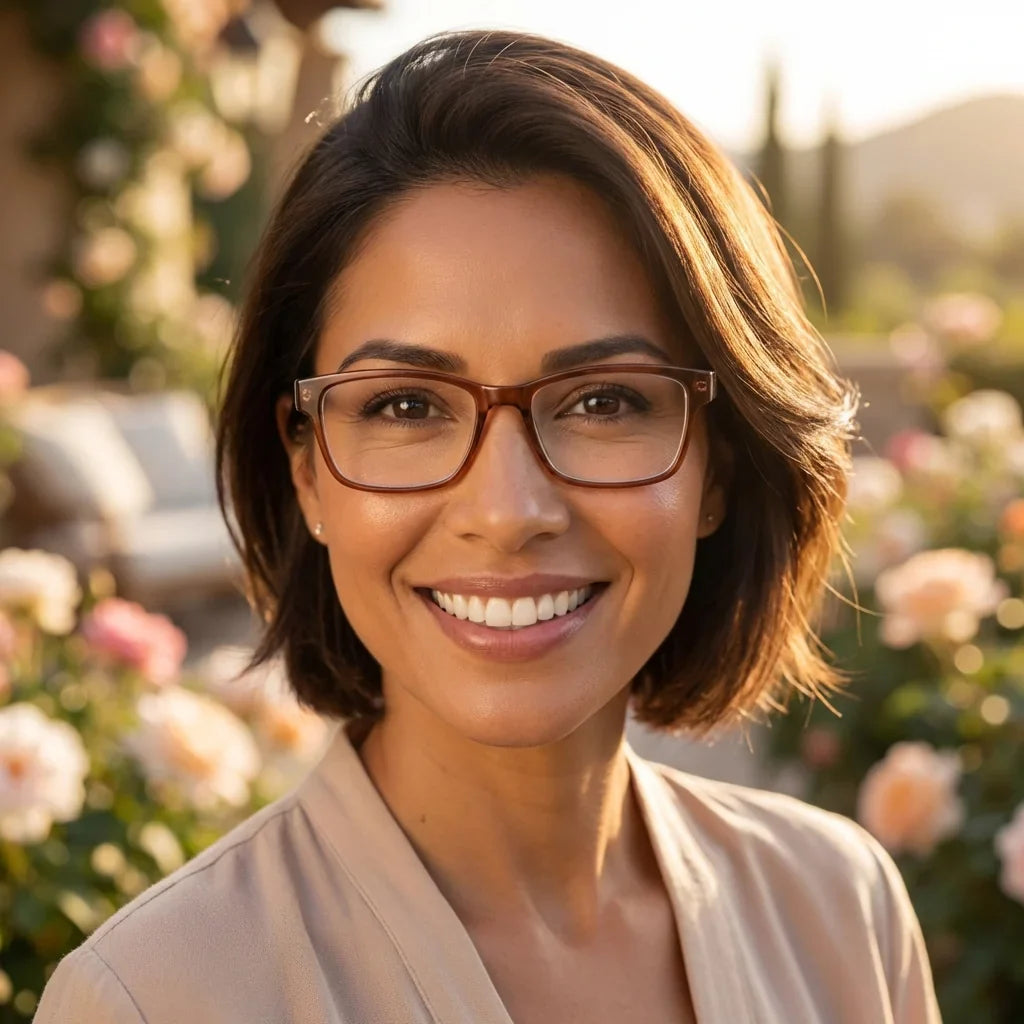 Profesional trabajando todo el dia lentes lectura Lennox2 Island proteccion completa luz azul UV antirreflejo Bonoboss