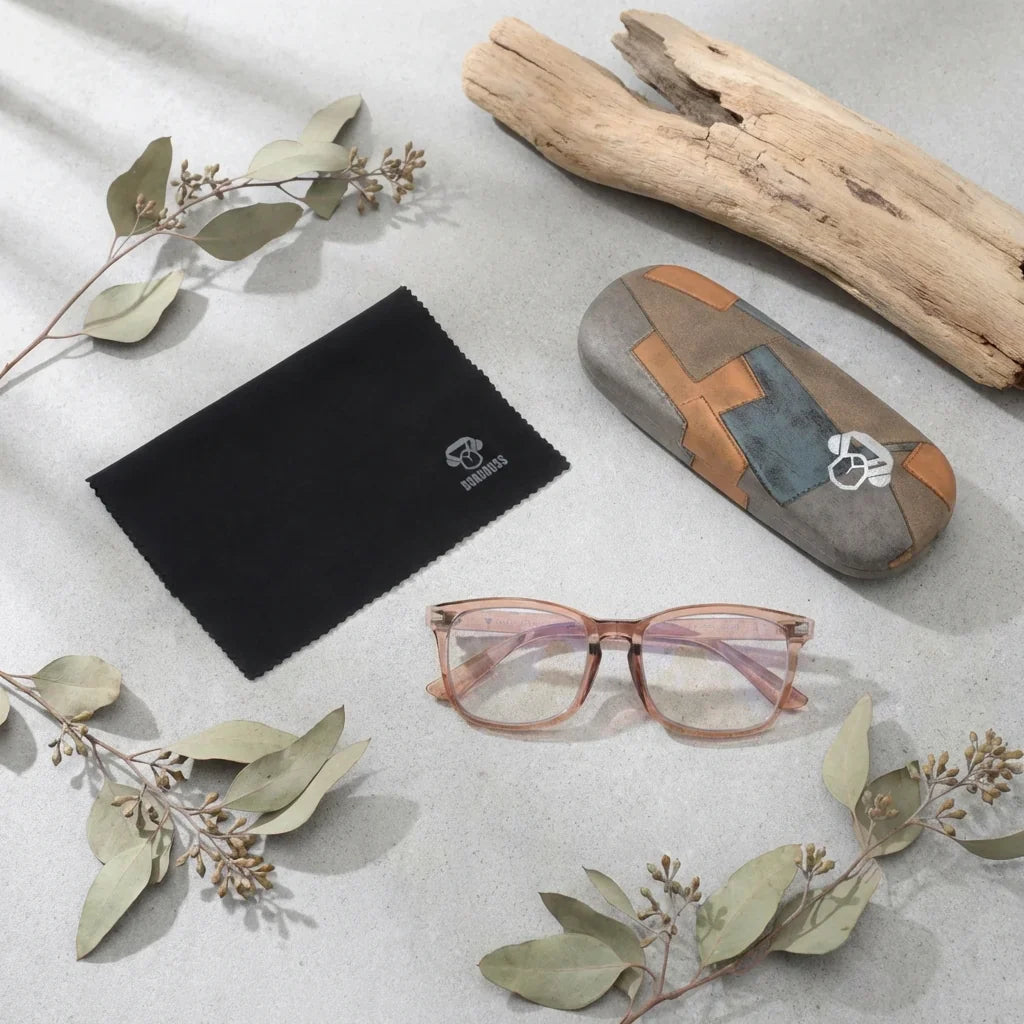 Vista superior lentes lectura Oncol 8Fotocromatico proteccion completa blue light UV antirreflejo Bonoboss