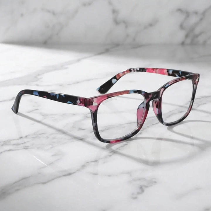 Vista lateral lentes lectura Oncol57 triple proteccion luz azul UV400 antirreflejo RPET reciclado Bonoboss