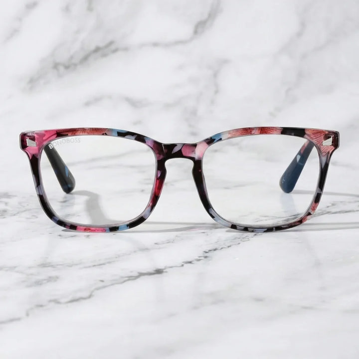 Detalle cristal triple tecnologia filtro luz azul UV400 antirreflejo lentes lectura Oncol57 Bonoboss