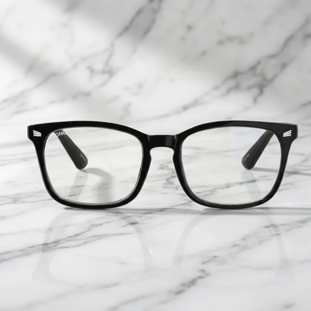 Detalle cristal triple tecnologia filtro luz azul UV400 antirreflejo lentes lectura Oncol60 Bonoboss