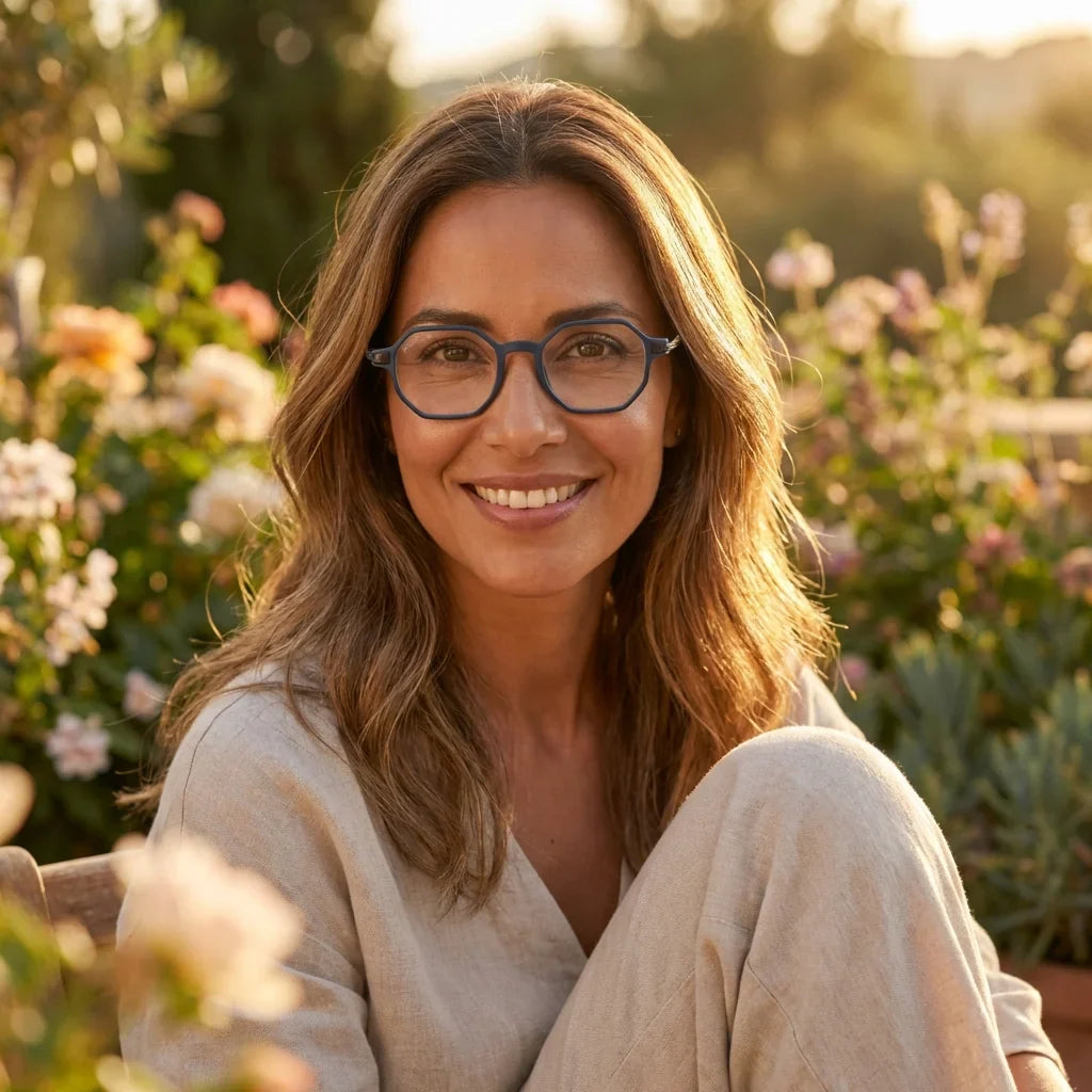 Profesional trabajando todo el dia lentes lectura Puerto Octai proteccion completa luz azul UV antirreflejo Bonoboss