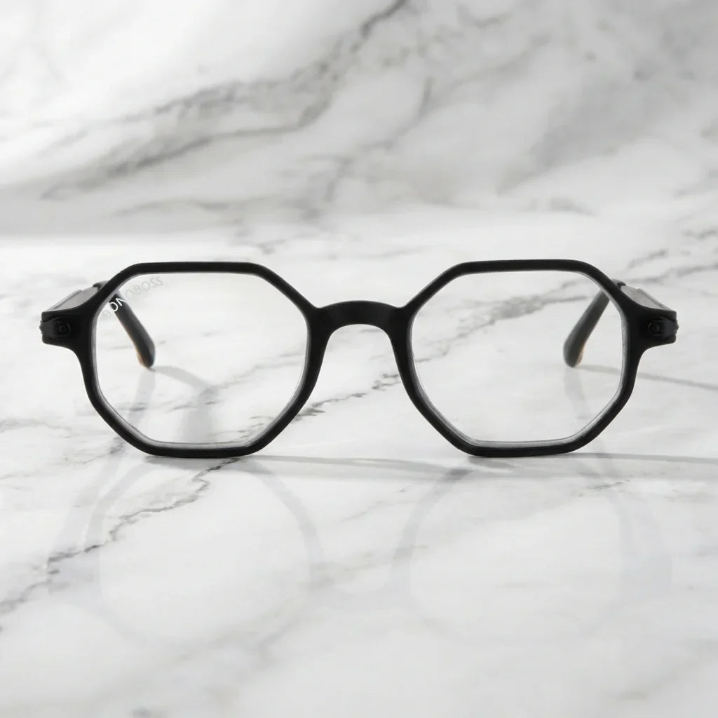 Detalle cristal triple tecnologia filtro luz azul UV400 antirreflejo lentes lectura Puerto2 Octai Bonoboss