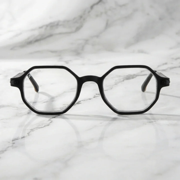 Detalle cristal triple tecnologia filtro luz azul UV400 antirreflejo lentes lectura Puerto2 Octai Bonoboss