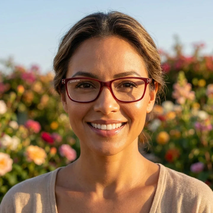 Profesional trabajando todo el dia lentes lectura Puerto3 Williams proteccion completa luz azul UV antirreflejo Bonoboss