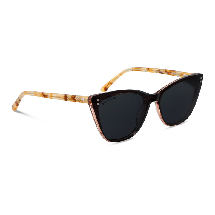 Lentes opticos Amber Clip Sol Champagne marco premium Bonoboss Chile #color_champagne