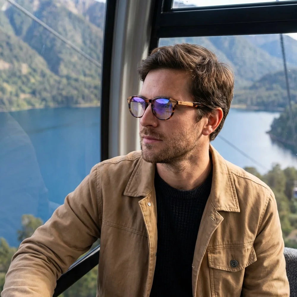 Lentes ópticos Chiloé 0084 Optical Carey estilo de vida cotidiano Bonoboss #editorial_lifestyle4 #color_carey
