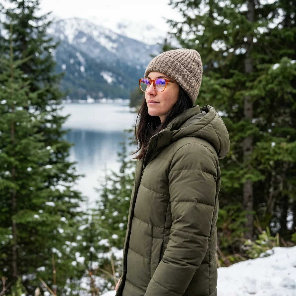 Lentes ópticos Chiloé 220 Naranja estilo de vida cotidiano Bonoboss #editorial_lifestyle4 #color_naranja