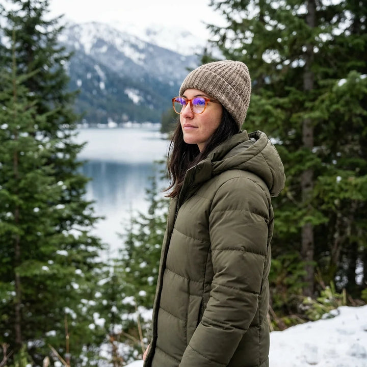 Lentes ópticos Chiloé 220 Naranja estilo de vida cotidiano Bonoboss #editorial_lifestyle4 #color_naranja