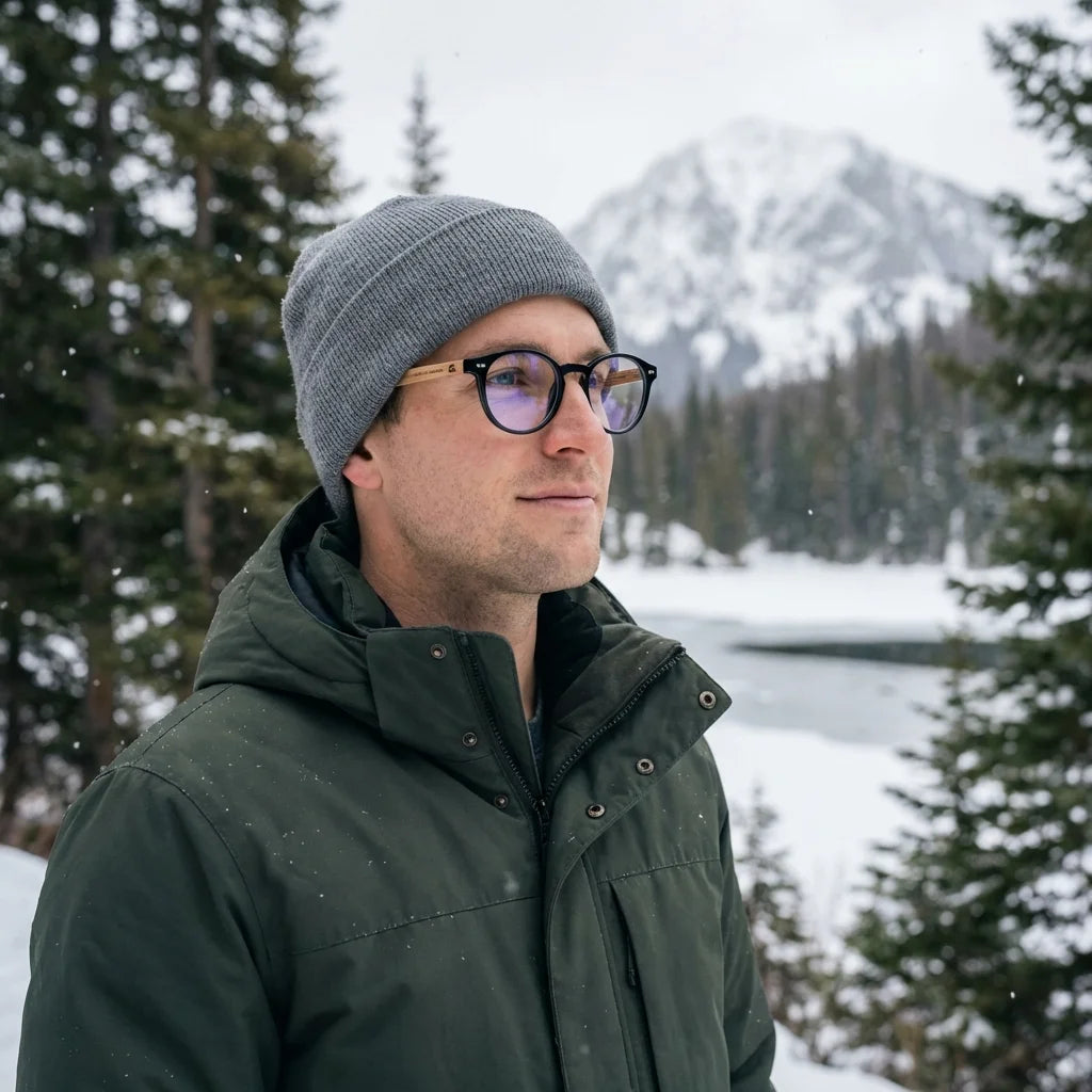 Lentes ópticos Chiloé 220 Negro estilo de vida cotidiano Bonoboss #editorial_lifestyle4 #color_negro