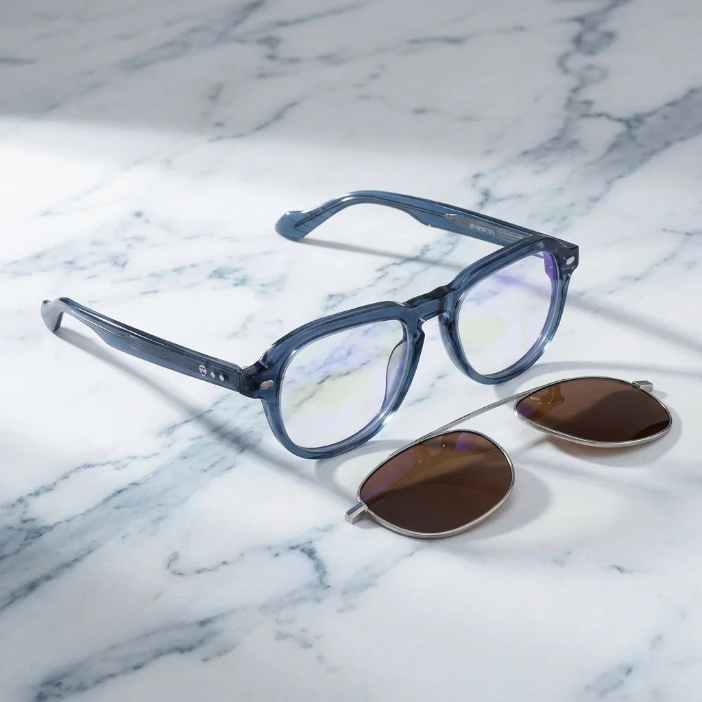 Lentes ópticos Cronos azul Bonoboss #editorial_armazon #color_azul