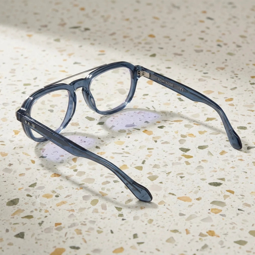 Lentes ópticos Cronos azul Bonoboss #editorial_lifestyle1 #color_azul