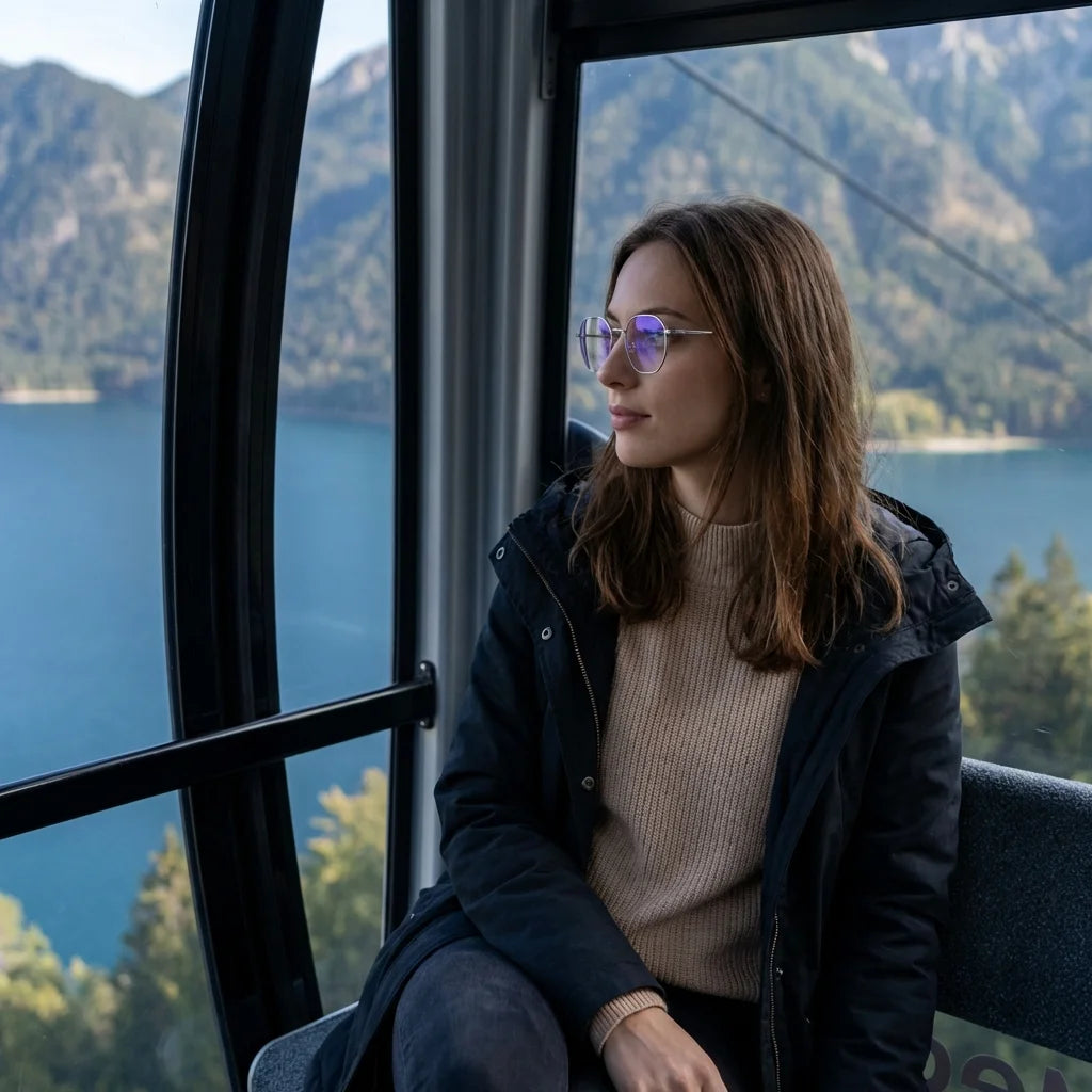 Lentes ópticos Galápagos Stainless Silver estilo de vida cotidiano Bonoboss #editorial_lifestyle4 #color_silver