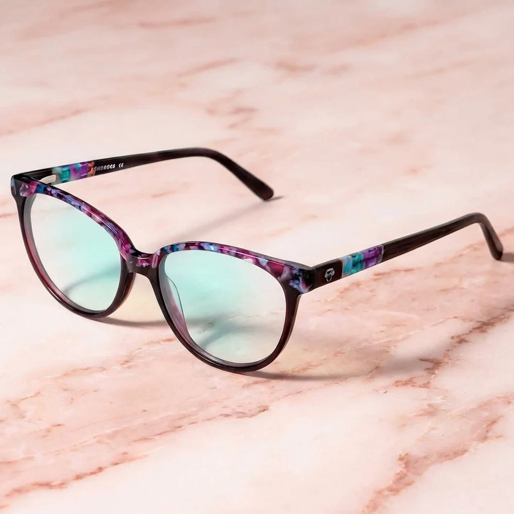 Lentes ópticos Le183 Acetato Marco Optico Hombre Mujer Burdeo sobre superficie premium calidad premium receta Bonoboss #editorial_banner_confianza #color_burdeo