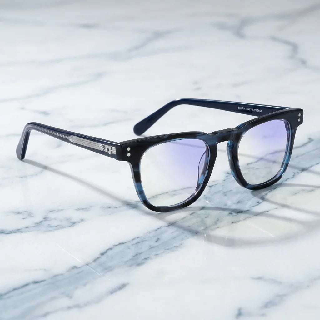 Lentes ópticos Lenga Clip Sol azul Bonoboss #editorial_armazon #color_azul