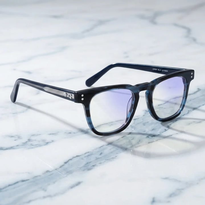 Lentes ópticos Lenga Clip Sol azul Bonoboss #editorial_armazon #color_azul