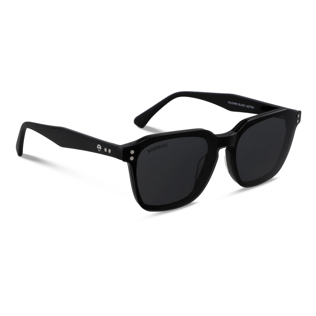 Lentes opticos Vulcano Negro marco premium Bonoboss Chile #color_negro