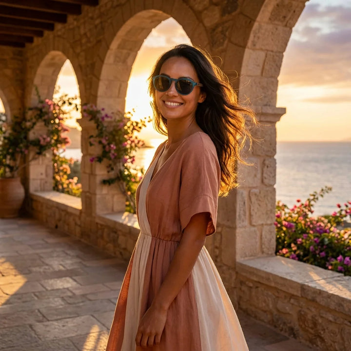 Lentes sol Galápagos polarizados UV400 Ocean hero editorial premium Bonoboss #editorial_banner #color_ocean