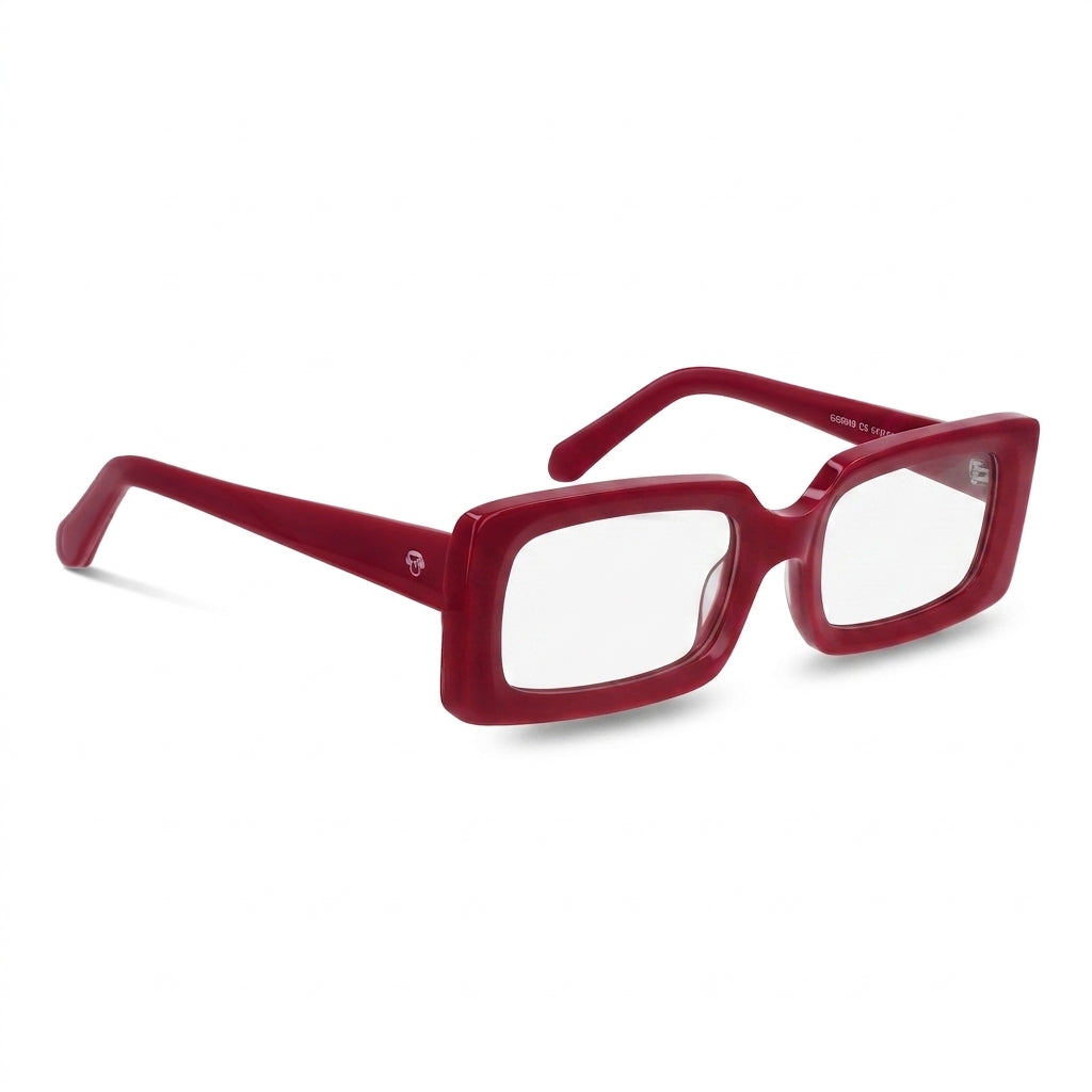 London Lentes de Lectura rojo vista 3/4 #color_rojo