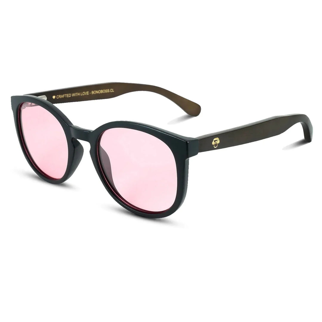Lentes sol Meli Dark bio-acetato Rosado foto producto 3 Bonoboss #color_rosado