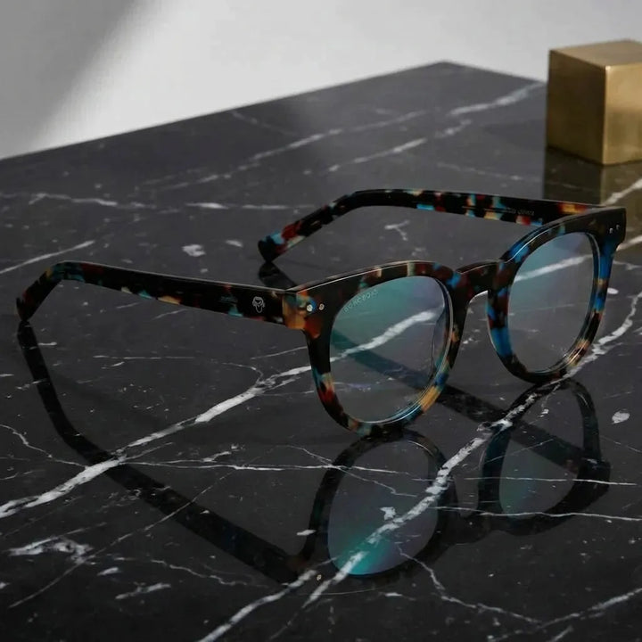 Lentes opticos Meli azul-marble antirreflex receta optica Bonoboss #color_azul-marble