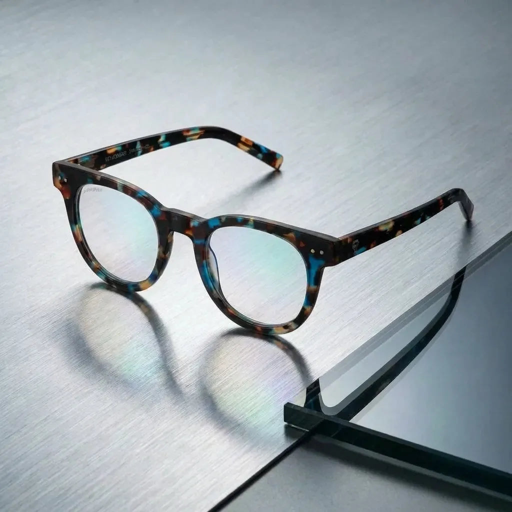 Lentes opticos Meli azul-marble antirreflex receta optica Bonoboss #color_azul-marble