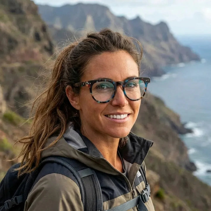 Lentes opticos Meli azul-marble antirreflex receta optica Bonoboss #color_azul-marble