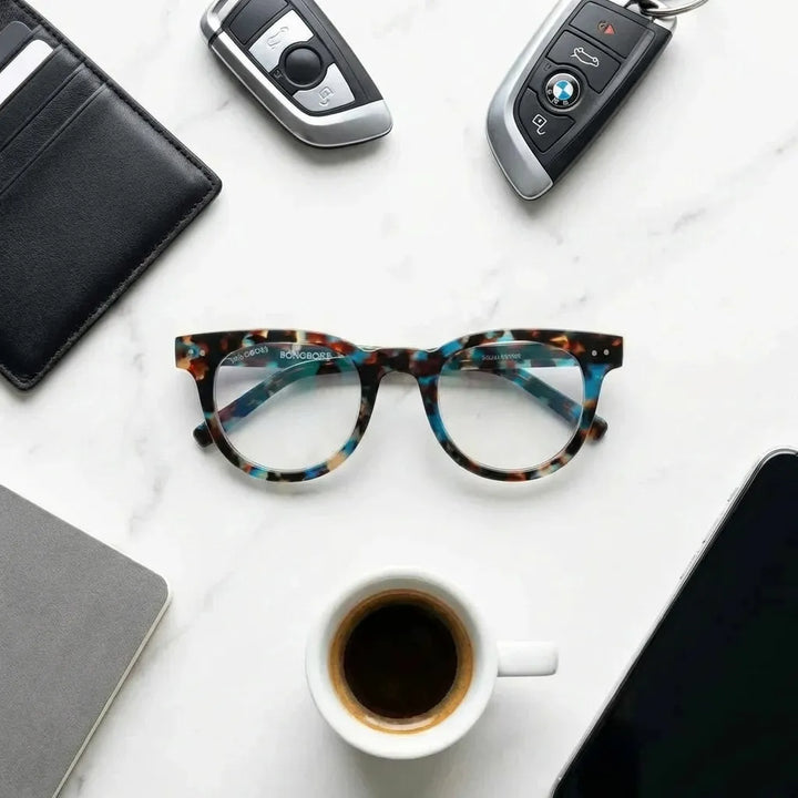 Lentes opticos Meli azul-marble antirreflex receta optica Bonoboss #color_azul-marble