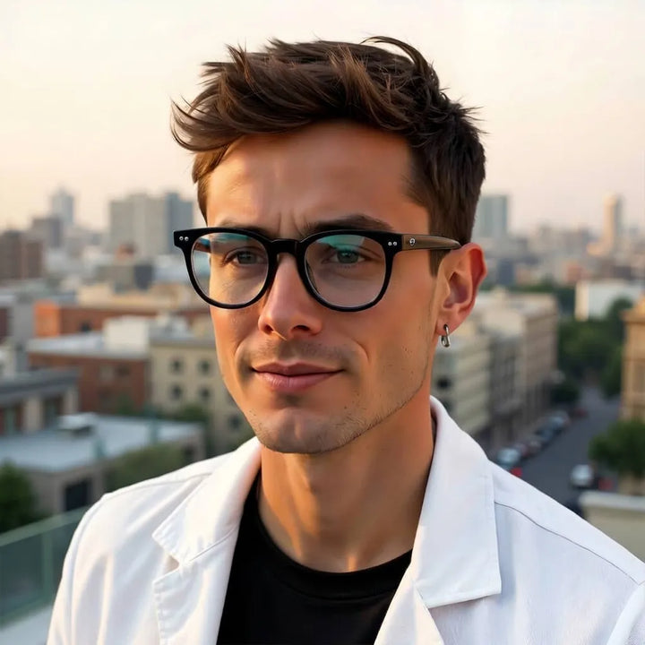 Lentes opticos Meli negro antirreflex receta optica Bonoboss #color_negro