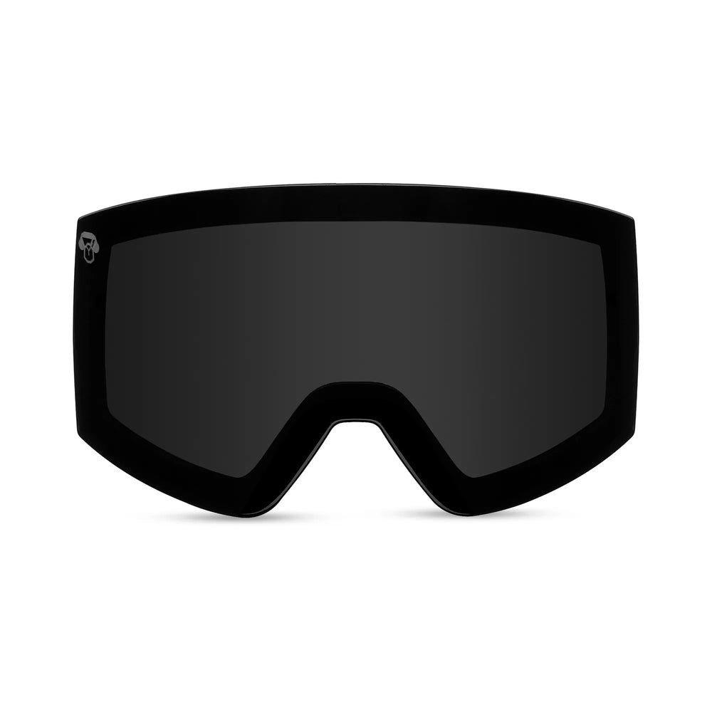 Bonoboss Mica magnética repuesto para Antiparra de Nieve Powder Negro - para ski y snowboard vista frontal #color_negro