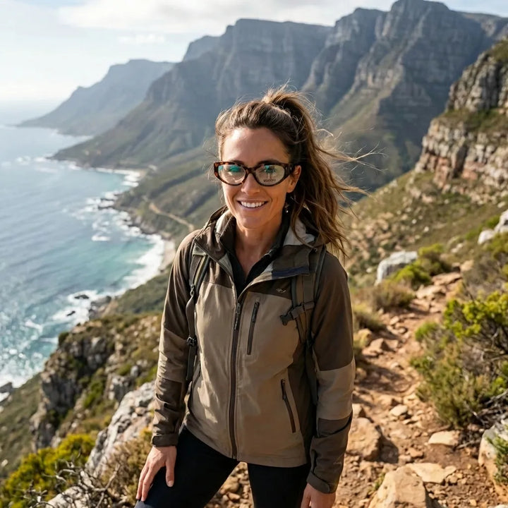 Lentes opticos Milan Carey mujer aventura outdoor sendero antirreflex receta optica bio-acetato Bonoboss #editorial_mujer-aventura #color_carey