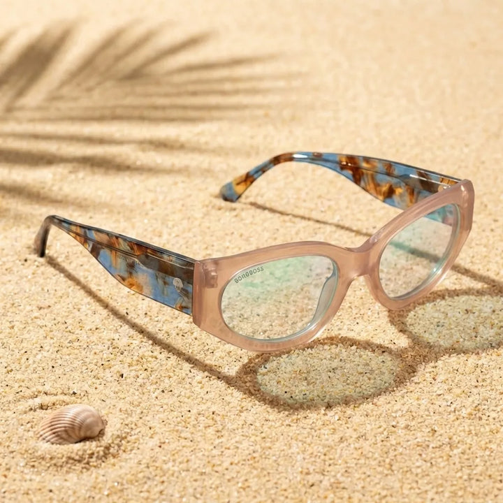 Lentes opticos Milán peach antirreflex receta optica Bonoboss #color_peach