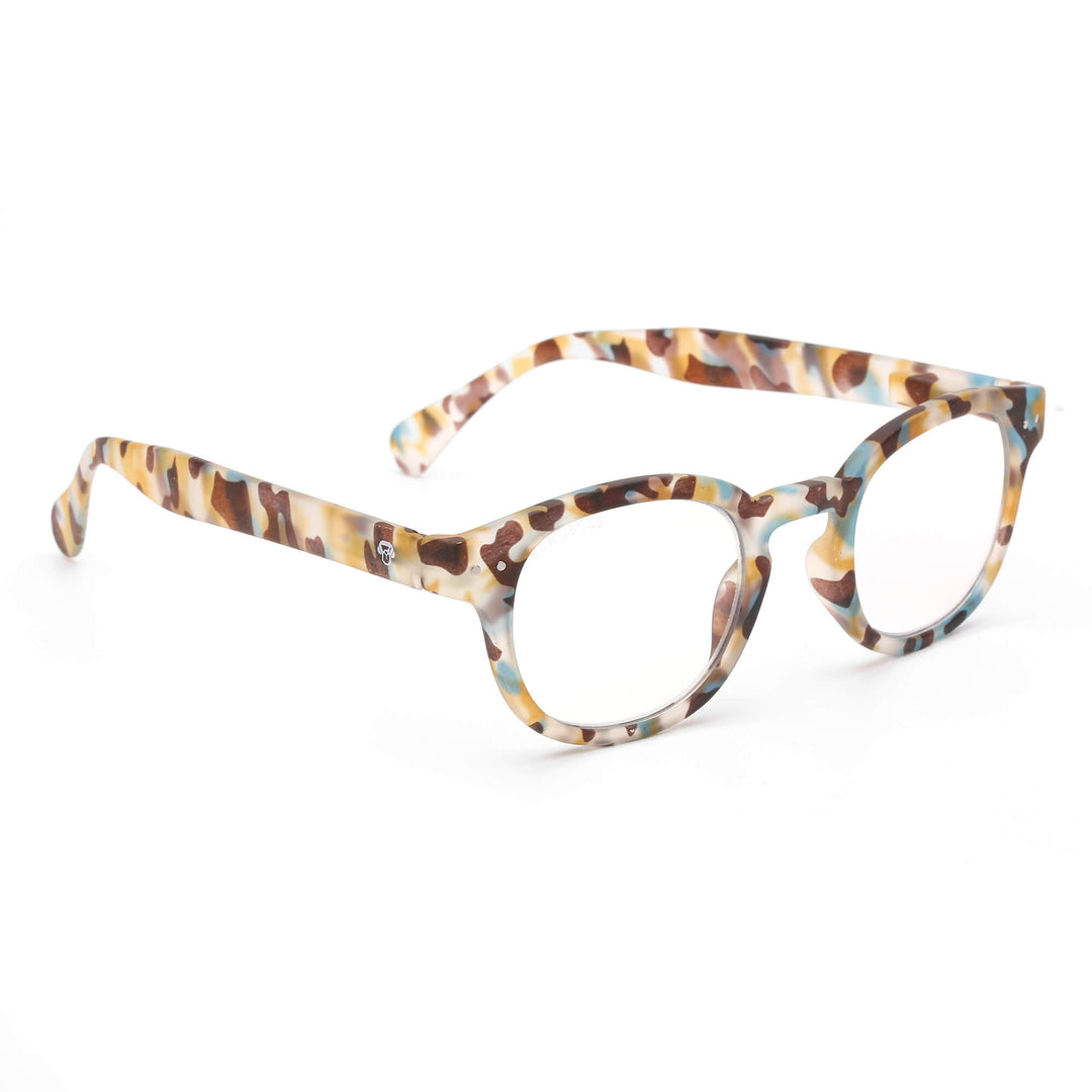 anteojo lectura filtro azul color blue redondeado para hombre mujer moda sustentable botellas plasticas recicladas