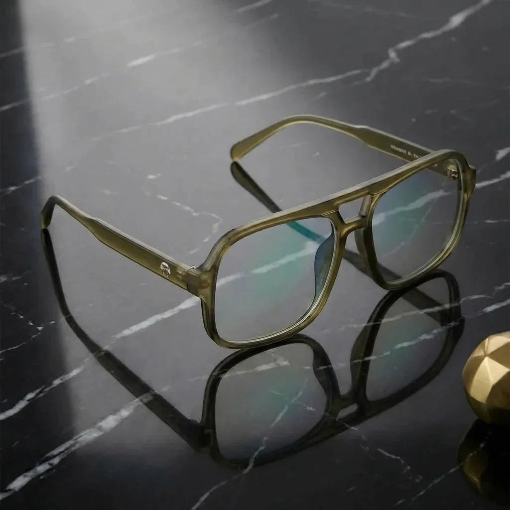 Lentes opticos Orson RPET olive-blue antirreflex receta optica Bonoboss #color_olive-blue