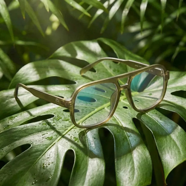 Lentes opticos Orson RPET olive-blue antirreflex receta optica Bonoboss #color_olive-blue