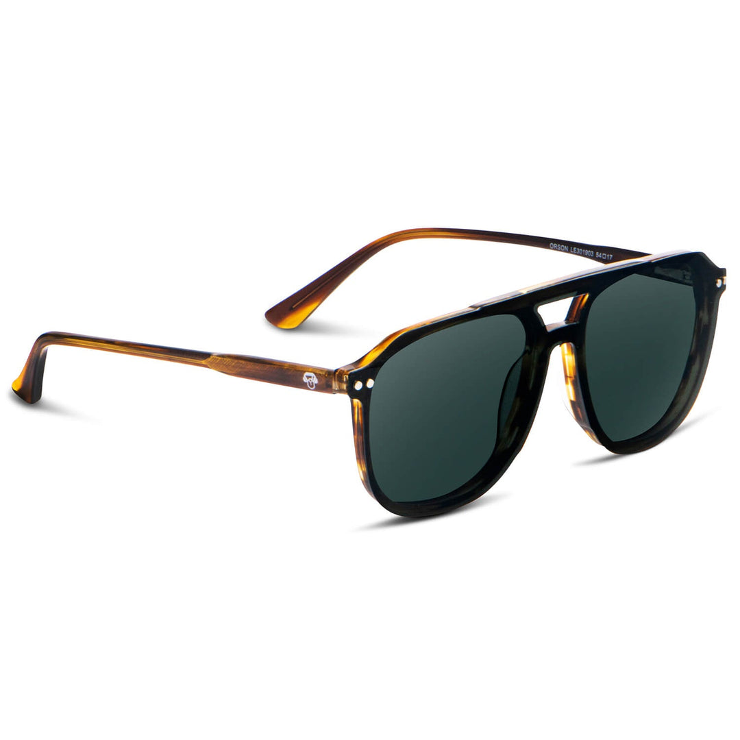 Orson Clip Sol sobrelentes amarillo vista angulada 3/4 para mujer #color_amarillo