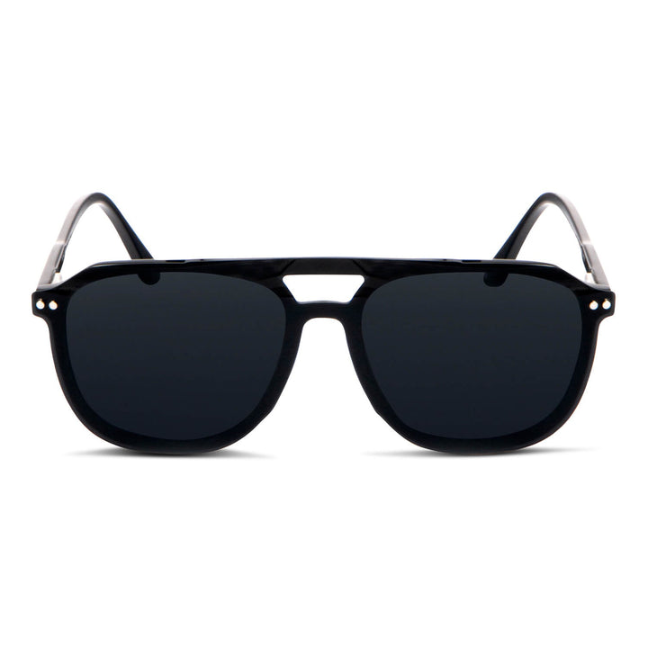 Packshot frontal Orson Clip Sol lentes clip on hombre color negro #color_negro
