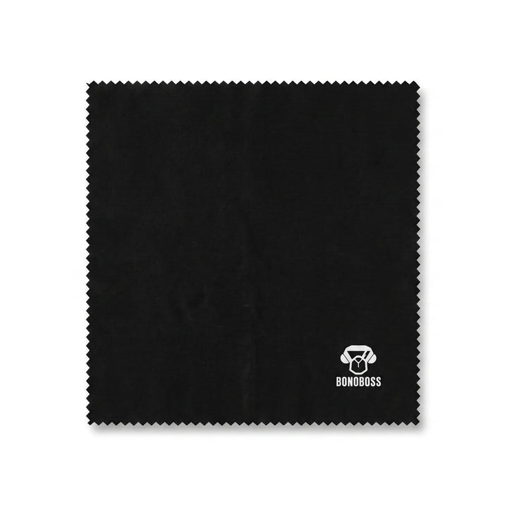 Paño de Microfibra para Lentes Bonoboss 17x15 cm — vista frontal sobre fondo blanco, set de 3 unidades