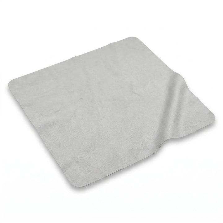 Paño de Microfibra Luxury Bonoboss 30x30 cm — vista tres cuartos sobre fondo blanco, para lentes y joyas