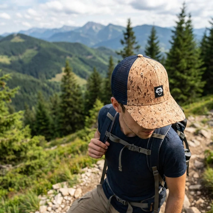 Gorro de corcho ecológico hiking montaña naturaleza Bonoboss