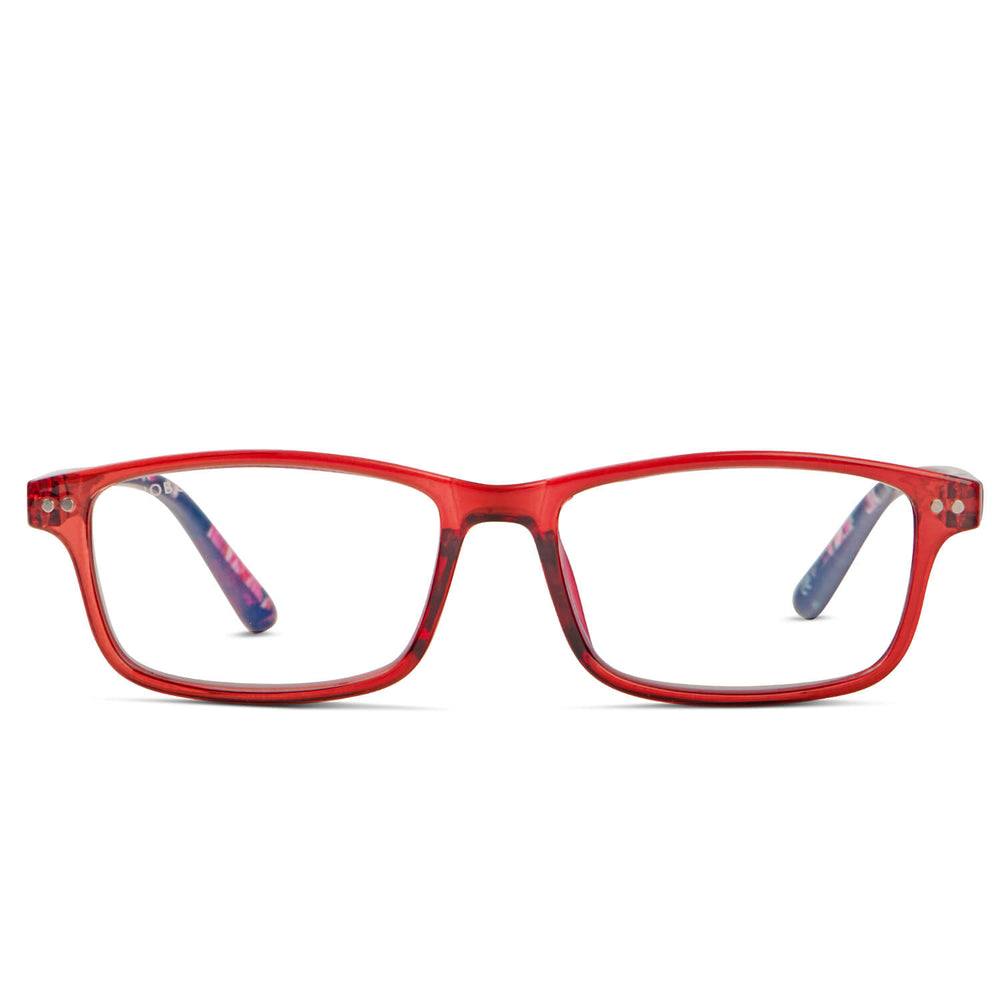 Sanzana Red lentes filtro azul vista frontal estilo mujer #editorial_grid2 #color_default
