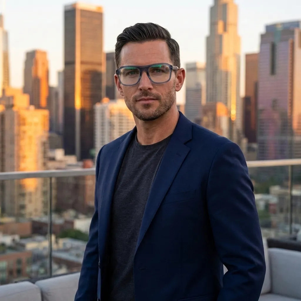 Lentes opticos Tom azul antirreflex receta optica Bonoboss #color_azul