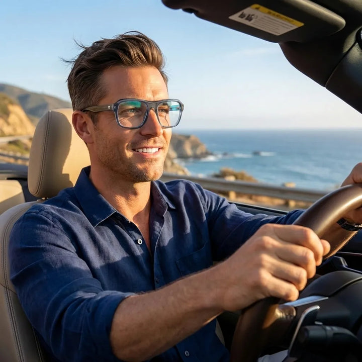 Lentes opticos Tom azul antirreflex receta optica Bonoboss #color_azul