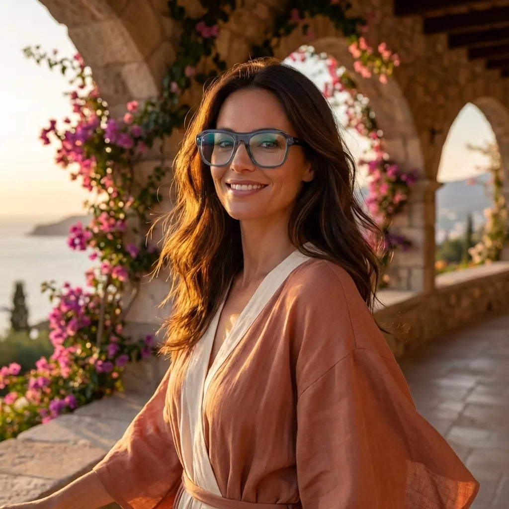 Lentes opticos Tom azul antirreflex receta optica Bonoboss #color_azul